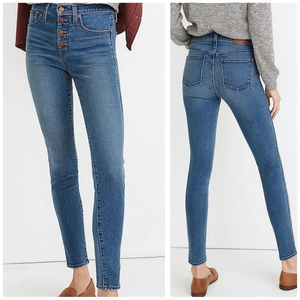 Madewell 10” High-Rise Skinny Jeans - Picture 1 of 9